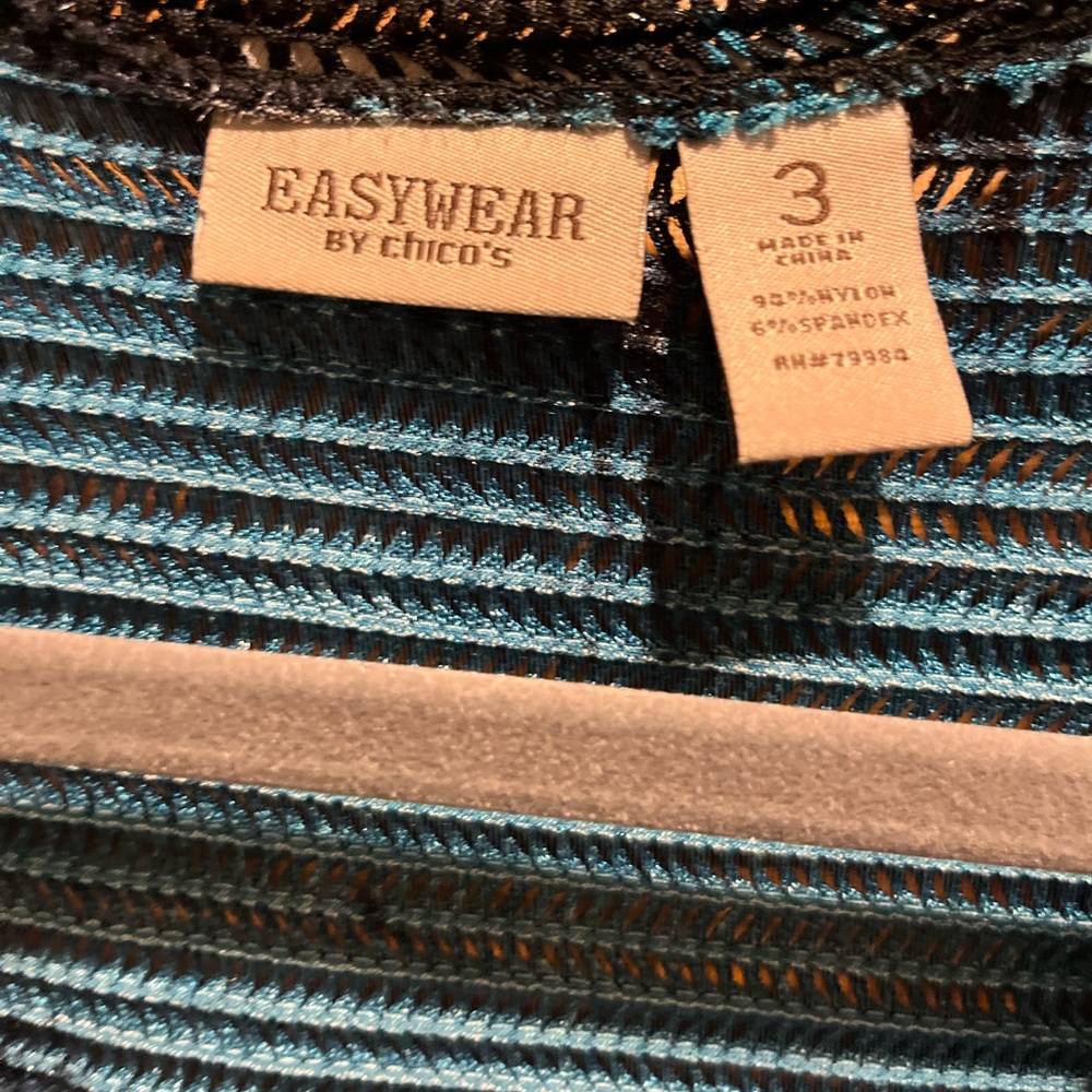 04. WOMENS CHICO’S 3/XL DETAIL TOP - Picture 2 of 5